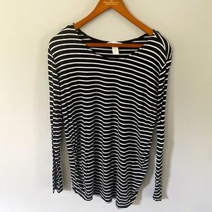 Striped Maternity Top